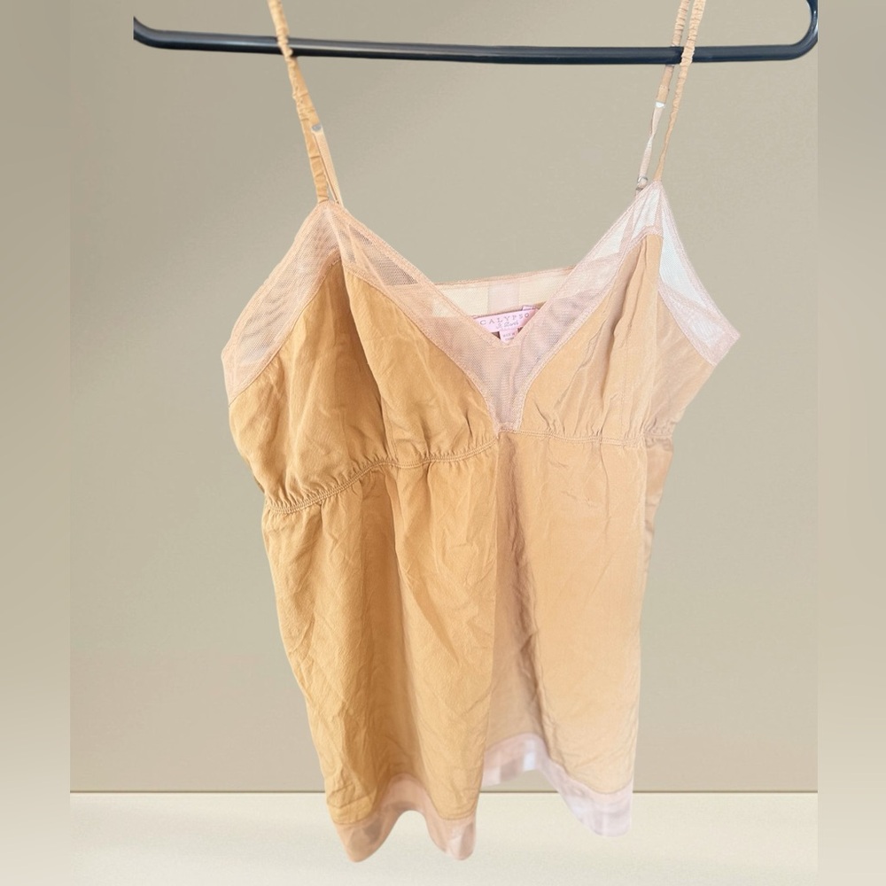 Calypso St. Barth Silk Women's Beige/Nude Chemise